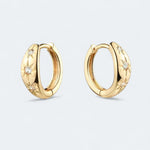 Bold and Sleek Dome Huggie Earrings 18k Gold Vermeil - LeAurelienne