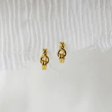 Chic Impact Lock - Link Huggies 18k Gold Vermeil - LeAurelienne