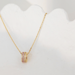 Dreamy Pink Serenade Necklace 18k Gold Vermeil - LeAurelienne