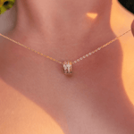 Dreamy Pink Serenade Necklace 18k Gold Vermeil - LeAurelienne