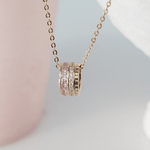 Dreamy Pink Serenade Necklace 18k Gold Vermeil - LeAurelienne