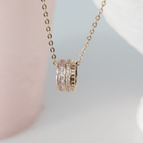 Dreamy Pink Serenade Necklace 18k Gold Vermeil - LeAurelienne