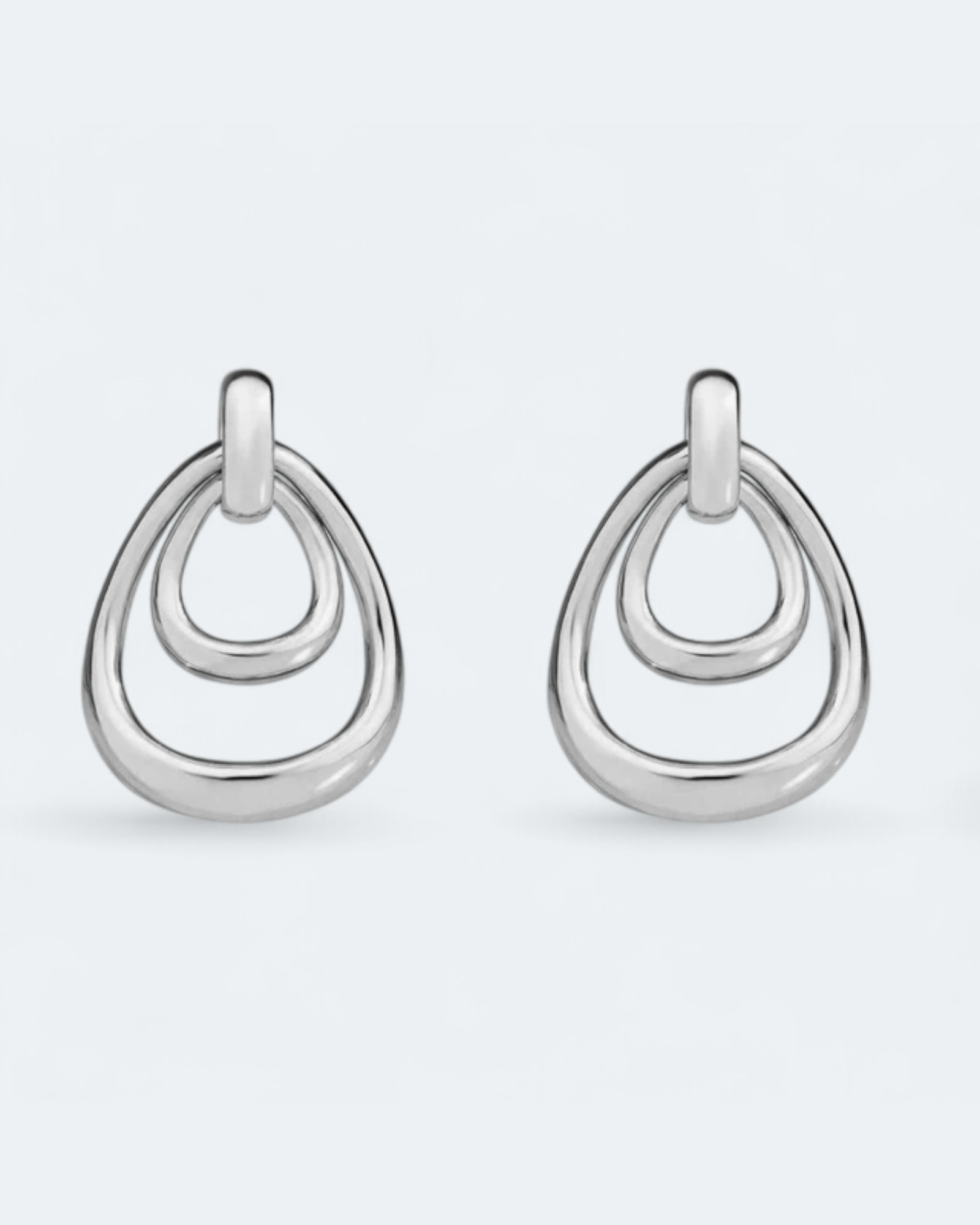 Free - Spirit Boho Dual Elegance Hoops 18k Gold Vermeil - LeAurelienne