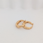 Lune Bloom Mini Stars Hoop Earrings 18k Gold Vermeil - LeAurelienne