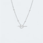 Statement Toggle Chain Necklace Sterling Silver - LeAurelienne