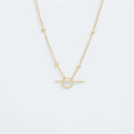 Statement Toggle Chain Necklace Sterling Silver - LeAurelienne