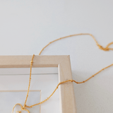 Sunkissed Heart Glow Necklace 18k Gold Vermeil - LeAurelienne