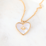 Sunkissed Heart Glow Necklace 18k Gold Vermeil - LeAurelienne
